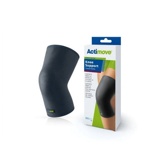 Actimove Knee Support Closed Patella, X-Large, Black
