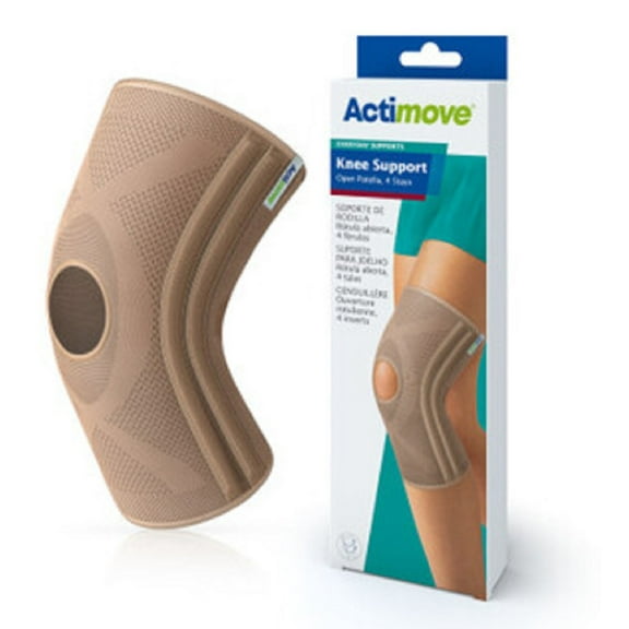 Actimove Knee Support Open Patella, 4 Stays, Beige, X-Large (18 - 20-1/2)