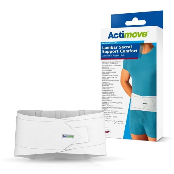 Actimove Lumbar Sacral Support Comfort with Additional Support Belt, Large