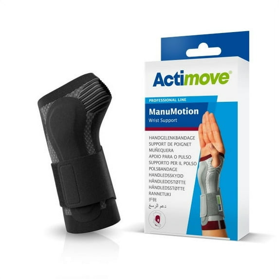 Actimove ManuMotion Wrist Support Right Charcoal Medium
