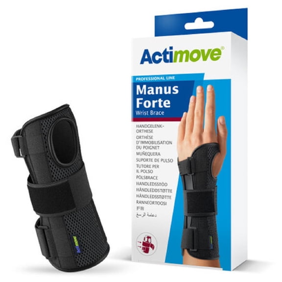 Actimove Manus Forte Wrist Brace, Left, Small/Medium (5 1/2" - 7 1/2" (14 - 19 cm))