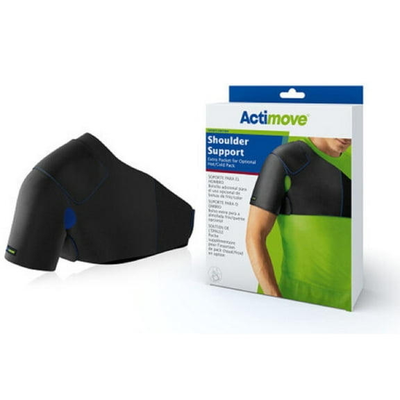 Actimove Shoulder Support Extra Pocket for Optional Hot/Cold Pack, Large (51 - 61)