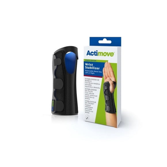 Actimove Wrist Stabilizer Removable Metal Stay, Left or Right, Medium