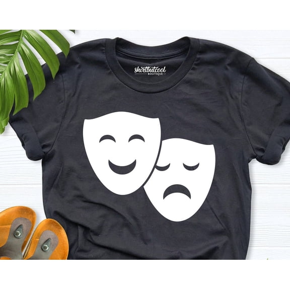 Acting Mask Shirt, Drama Teacher Shirt, Acting Shirt, Theatre Shirt, Drama Shirt, Drama Mask Shirt, Actor Shirt, Actress Shirt,Musical Shirt TSHIRT All Size S-5XL