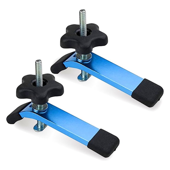 Acting T-Track Hold Down Clamp with T Bolts and Silder Aluminum Alloy Woodworking Clamps for Routers Drill Presses CNC