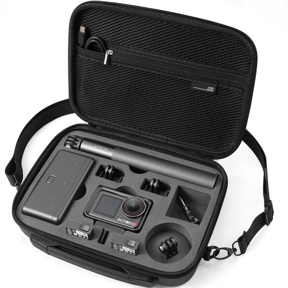 Action 5 Pro Carrying Case for DJI Osmo Action 5 Pro/ 4 3Accessories Sforage Travel Case Hard Shell Bag with DJI Action 5 Pro/ 4 3 Adventure
