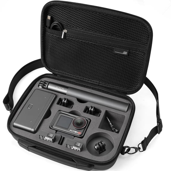 Action 5 Pro Carrying Case for DJI Osmo Action 5 Pro/ 4 3Accessories Sforage Travel Case Hard Shell Bag with DJI Action 5 Pro/ 4 3 Adventure