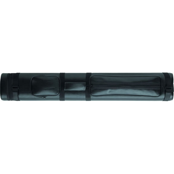 Action AC24 BLACK 2Bx4S Billiards Pool Cue Stick Case w/ Shoulder Strap