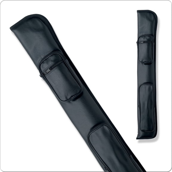 Action ACSC03 Deluxe 1x2 Vinyl Soft Pool Cue Case Billiard Stick Bag Billiards Cues
