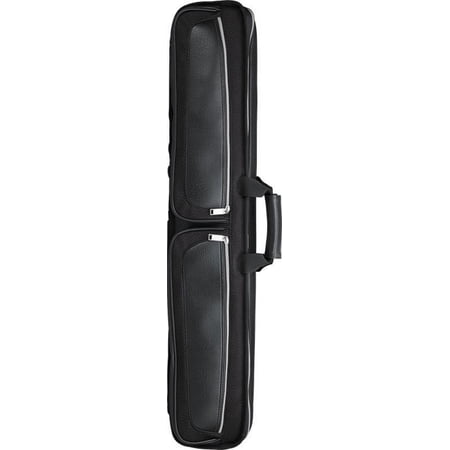 Action ACSC08 4Bx8S Black Billiards Pool Cue Stick Case w/ Shoulder Strap