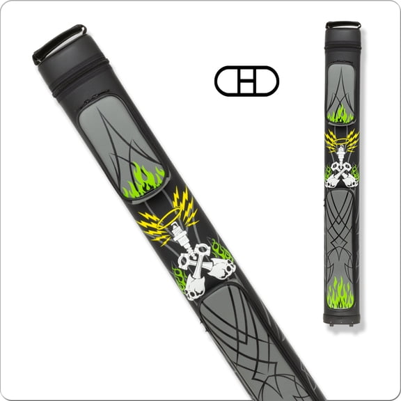 Action Sport ACX22D 2x2 Hard Pool Cue Case Billiard Stick Bag Billiards Cues