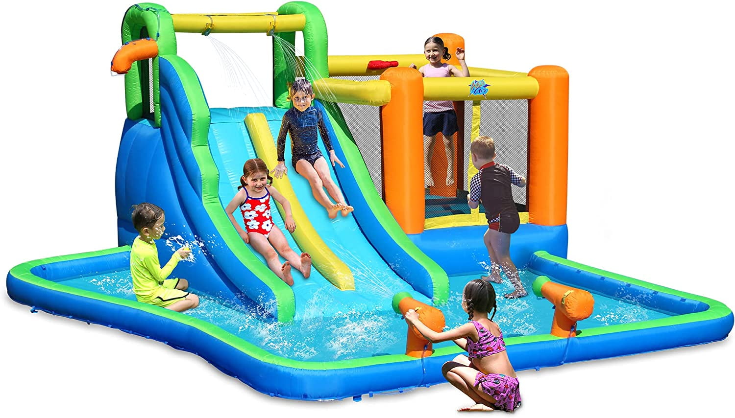 Water slides store and bouncers