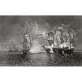 thumbnail image 1 of Action Between Bonhomme Richard And The Serapis 1779 From A 19Th Century Print. Poster Print, 1 of 2