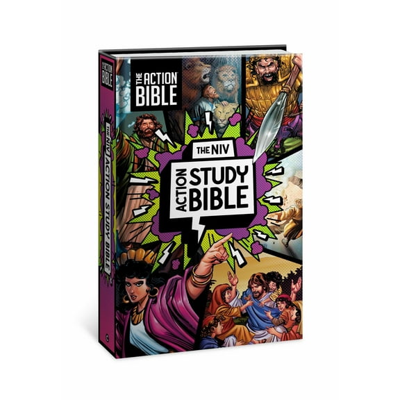 The NIV Action Study Bible, Hardcover, Full Color (Hardcover)