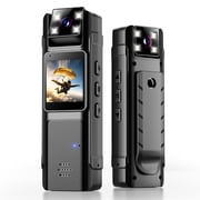 Action Camera 1080P HD Sports Camera WiFi Body Camera Wearable Vlog Camera Clip On Mini Camcorder with 180  Rotating Lens