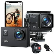 Action Camera 4K 20MP Action Cam Waterproof 40M Underwater Camera EIS Stabilization WiFi Video Cam 170° New