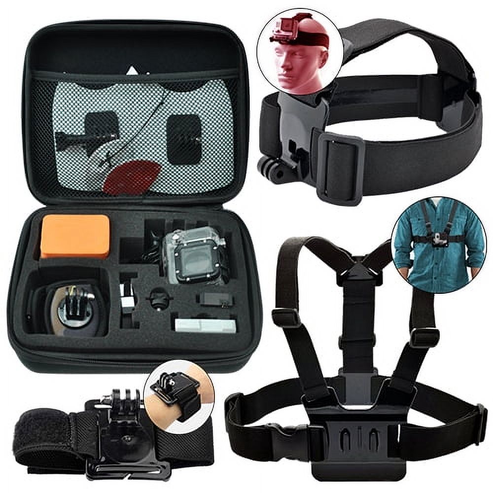 Kit Accessoires 8-en-1 Neewer Pour GoPro Hero 3 à 11 Et DJI Action 2 - Supports Clip, Crochet J, Vis Longues