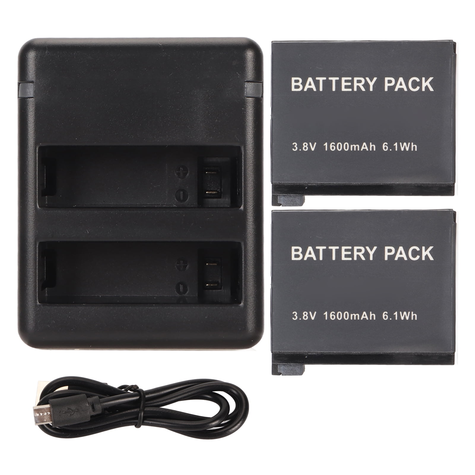 Action Camera Battery Charger Efficient Safe Dual Channel Camera
