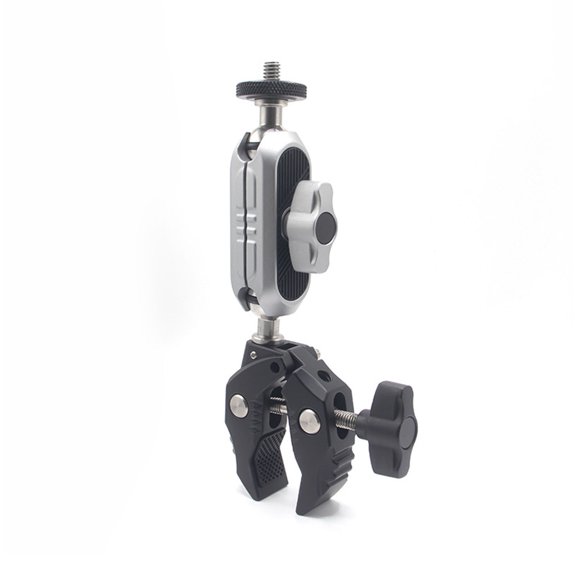 Action Camera Bracket Motorcycle Multi-angle Aluminum Alloy Strong Pea Clip Mount Holder Ballheads