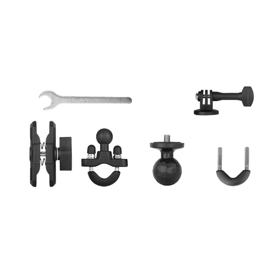 Action Camera Handlebar Mount Adjust Camera Mount Bike & Motorcycle Camera Support Shockproof Designings