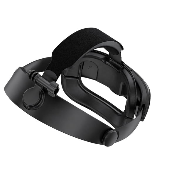 Action Camera Head Mount with Adjustable Padded Headband Wearable Filming Head Strap for First-Person Recording During Cycling and Hiking
