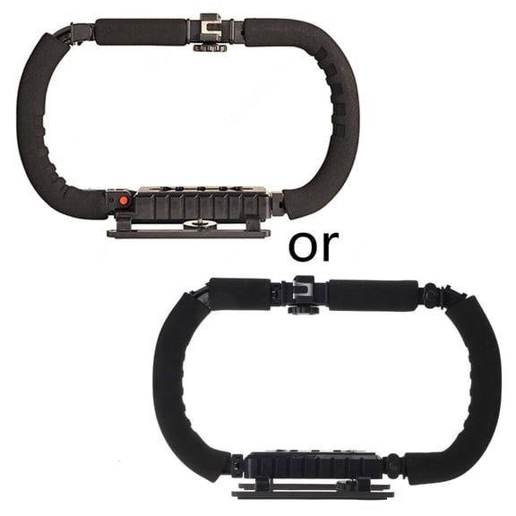 Action Camera Holder U-Shape Stabilizing Handle Video Moviemaking Holder Rig