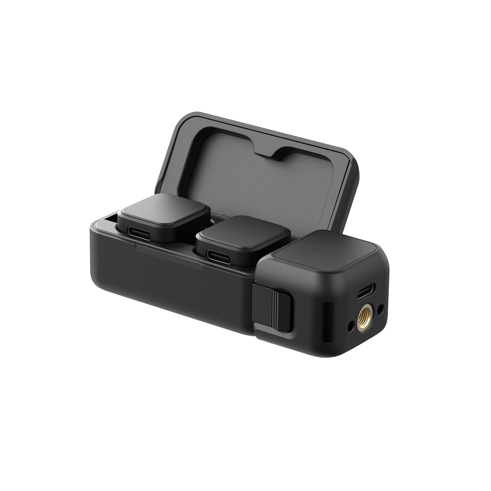 Action Camera Microphone Wireless Microphone Kit Noise Cancellation Wireless Lavalier Mic Fit for OSMO 3