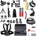 thumbnail image 1 of 60-in-1 GoPro Mounting Kit, Compatible with Hero 13-1, Insta360, DJI Osmo, Includes Camera Mounts & Attachments, 1 of 5
