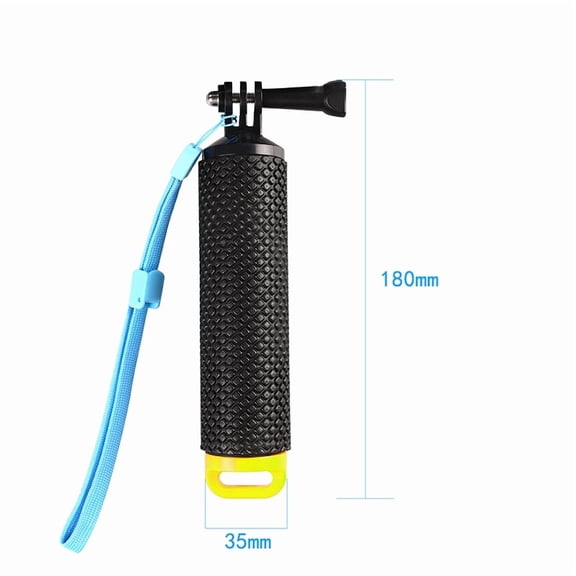 Action Camera Water Floating Hand Grip For Gopro Hero 13 12 11 10 9 8  Xiaomi Yi SJ4000 DJI Osmo Float Handle Mount Accessories