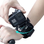 Action Camera Wrist Strap Mount Arm Band 360 Degrees Rotatable Fit for DJI Osmo Action 3 4 5 Pro,,Fit for GoPro Hero 13 12 11 10 9 8 Sports Cycling Video Vlogging Cameras Carrying Holder