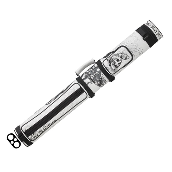 Eight Ball Mafia EBMC22-E 2x2 Pool/Billiard Hard Cue Case - White Knuckles