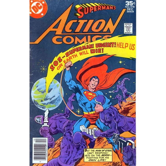 Action Comics #478 VF ; DC Comic Book