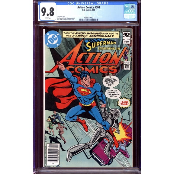 Action Comics #504 - CGC 9.8 Comic Book