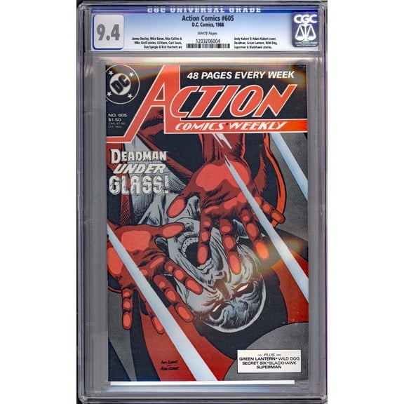 Action Comics #605 - CGC 9.4 Comic Book