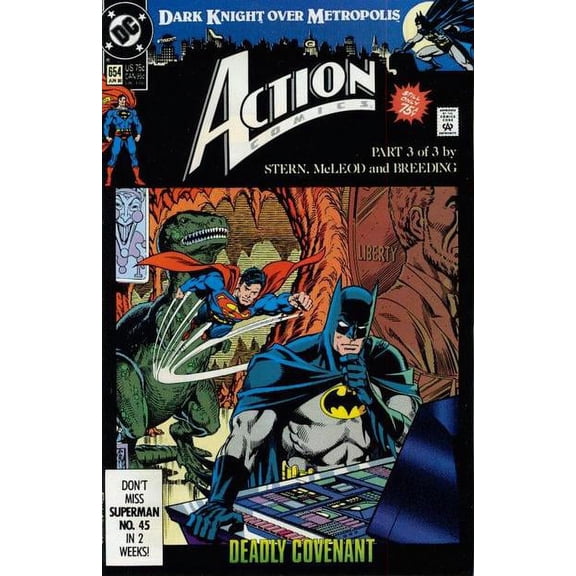 Action Comics #654 VF ; DC Comic Book