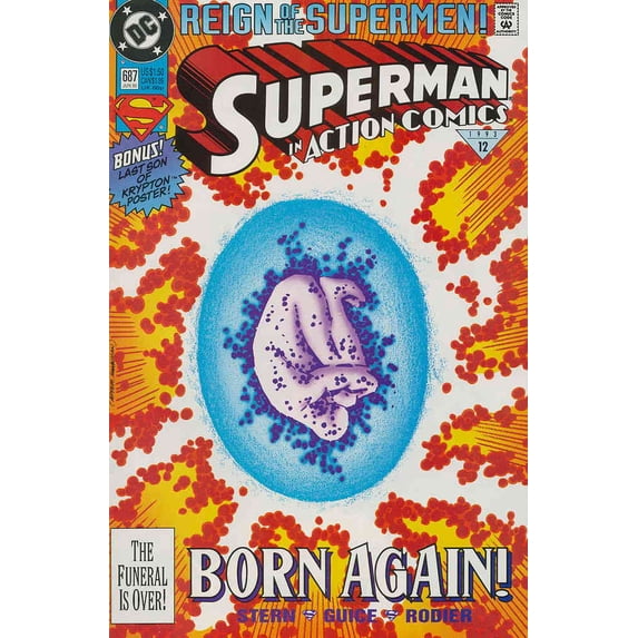 Action Comics #687 VF ; DC Comic Book