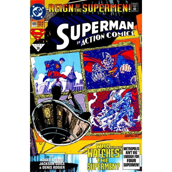 Action Comics #689 VF ; DC Comic Book