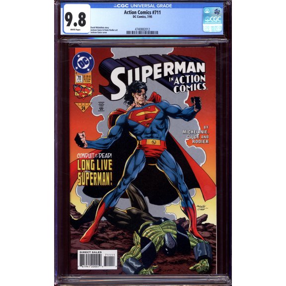 Action Comics #711 - CGC 9.8 Comic Book