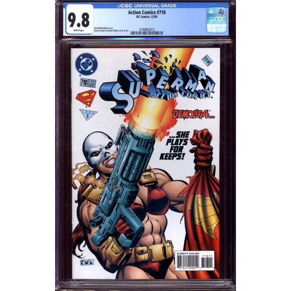 Action Comics #718 - CGC 9.8 Comic Book