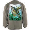 thumbnail image 1 of Action Crappie Fishing Henley Mens Pullover Sweatshirt, 1 of 1