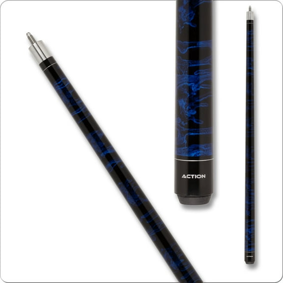 Action Cues VAL05 18.0 Action - Value Pool Cue 13 - Blue 18.0 oz