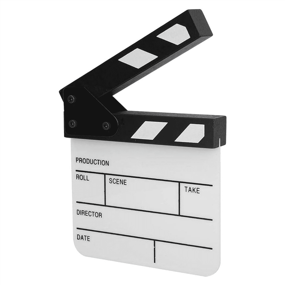 Professional Acrylic Clapboard Dry Erase TV Film Movie Director Cut Action Scene Clapper Board Slate With Marker Pen Eraser | Fruugo NO