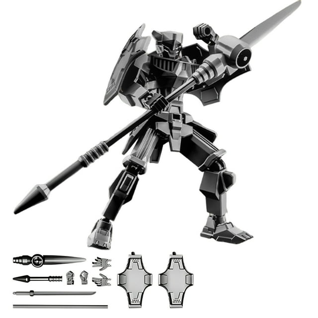 Action Figure under $5! CQCYD Movable Doll Building Blocks,Action Figure Building Set,DIY AssemblyToyforKidsAdults,Poseable Robot Model Kit,Educational ConstructionToys,Collectible Action Figures