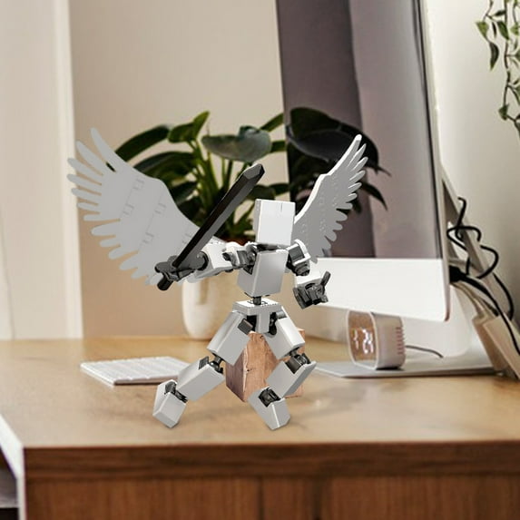 Action Figure under $5! CQCYD Multi-Joint Action Figure, 3D Printed DIY Articulated Doll, Movable Joint Human Model for Kids, Customizable Poseable Figure