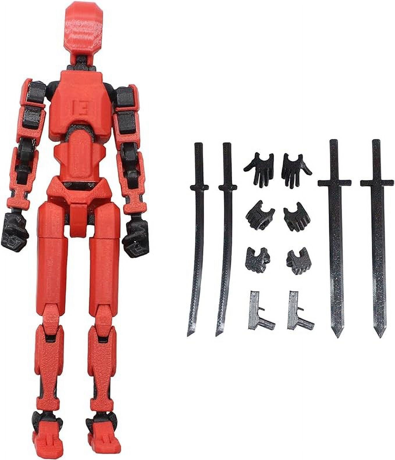 Action Figure Action Figure Printed Movable 13 Articulated Robot Dummy