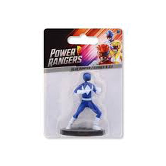 Action Figure Blue Armored Ranger Hero on Display Base