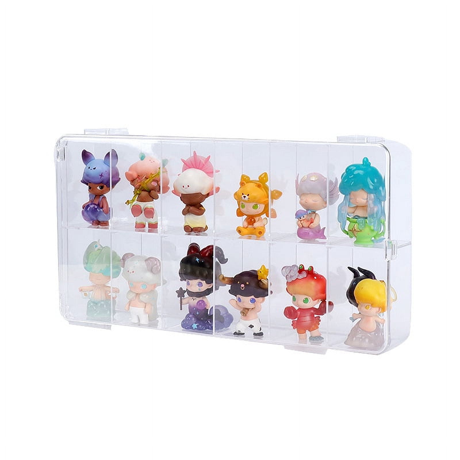 Action Figure Display Box Desktop Doll Figure Showcase Holder