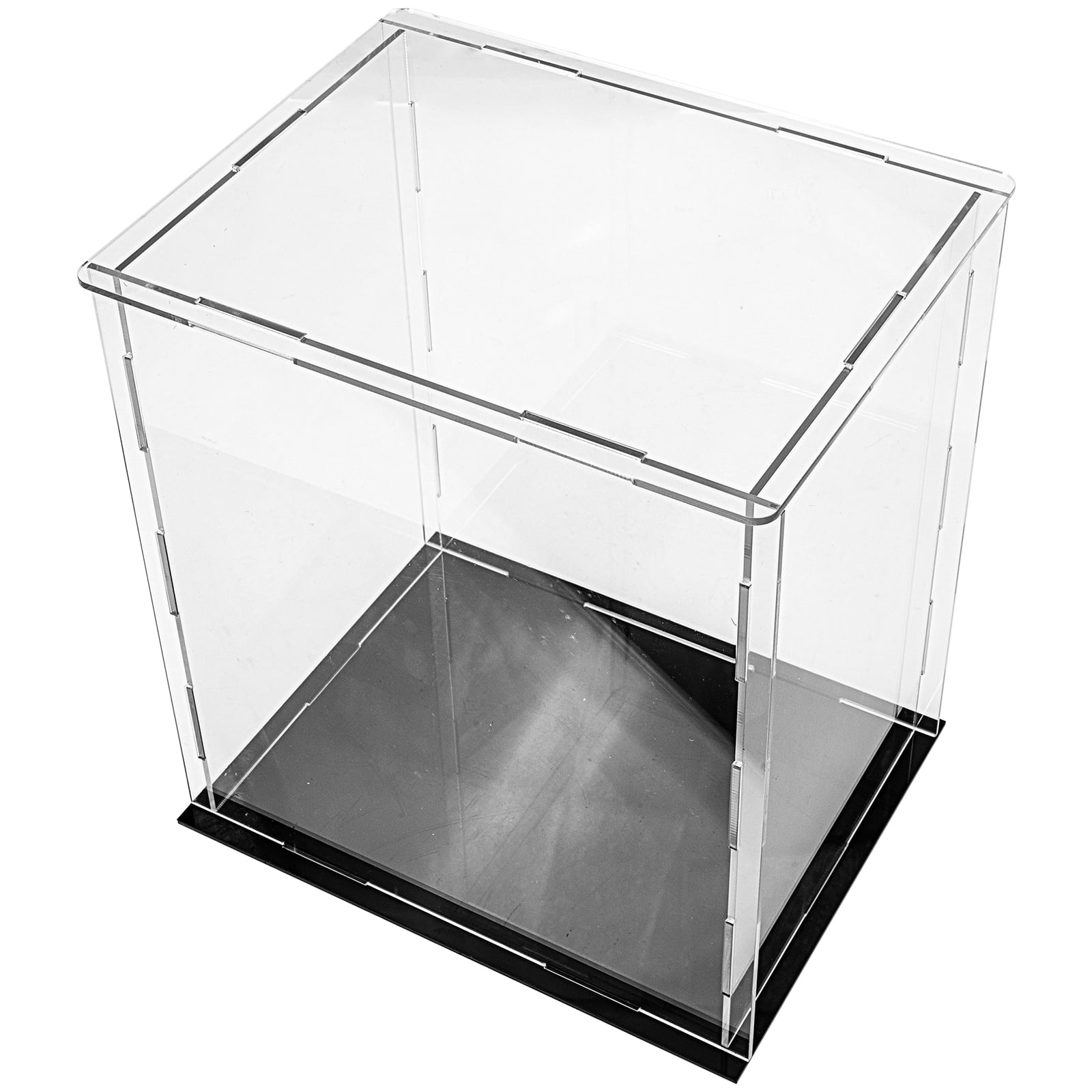 Action Figure Display Case Box Household Doll Clear Stand Glass