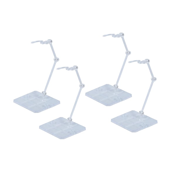 Action Figure Display Holder Base Display Stand for Gundam Figures Decor Clear