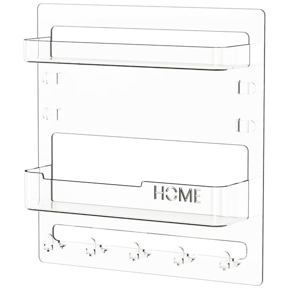 Action Figure Display Rack for Collectibles and Models 9x9 Inch Tiered Acrylic Showcase Stand for Desk and Shelf Organization Clear